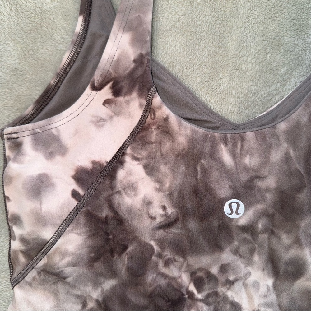 Lululemon Align Tank Top Diamond Dye Mink Bery Lunar Rock Shadow Grey - Picture 3 of 6